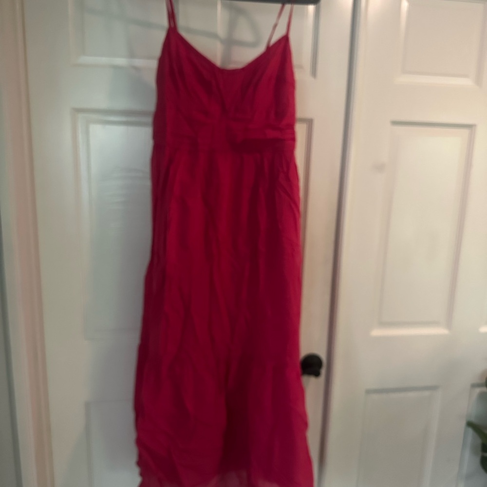 Universal Thread Vibrant Pink High Low Dress